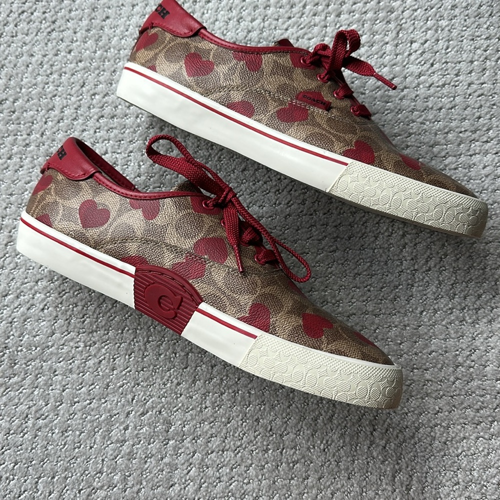 Coach Red and Brown Sneakers Casual Style
Citysole sold out everywhere
Run big. - Picture 4 of 6